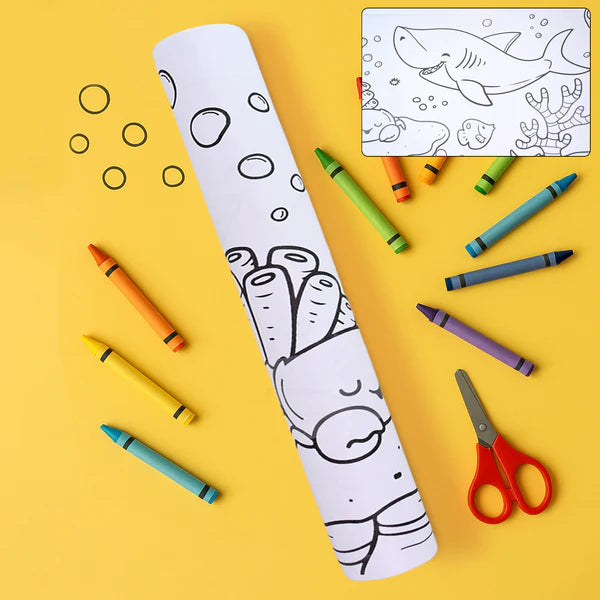 Magic Roll| Fun and educational coloring roll